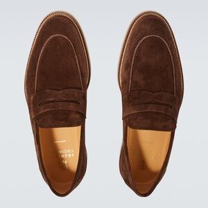 NWB Brunello Cucinelli Men's Brown Suede Loafers sz EU 43